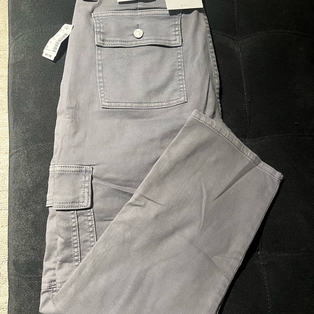 KanCan Gray Straight Leg Jeans
